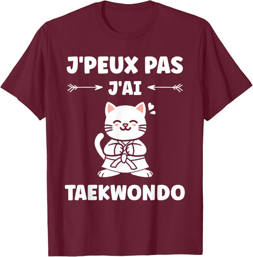 J'peux pas j'ai taekwondo sport humour taekwondo , Black, S