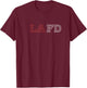 Official LAFD Los Angeles Fire Department T-Shirt - T-Shirt | Maroon