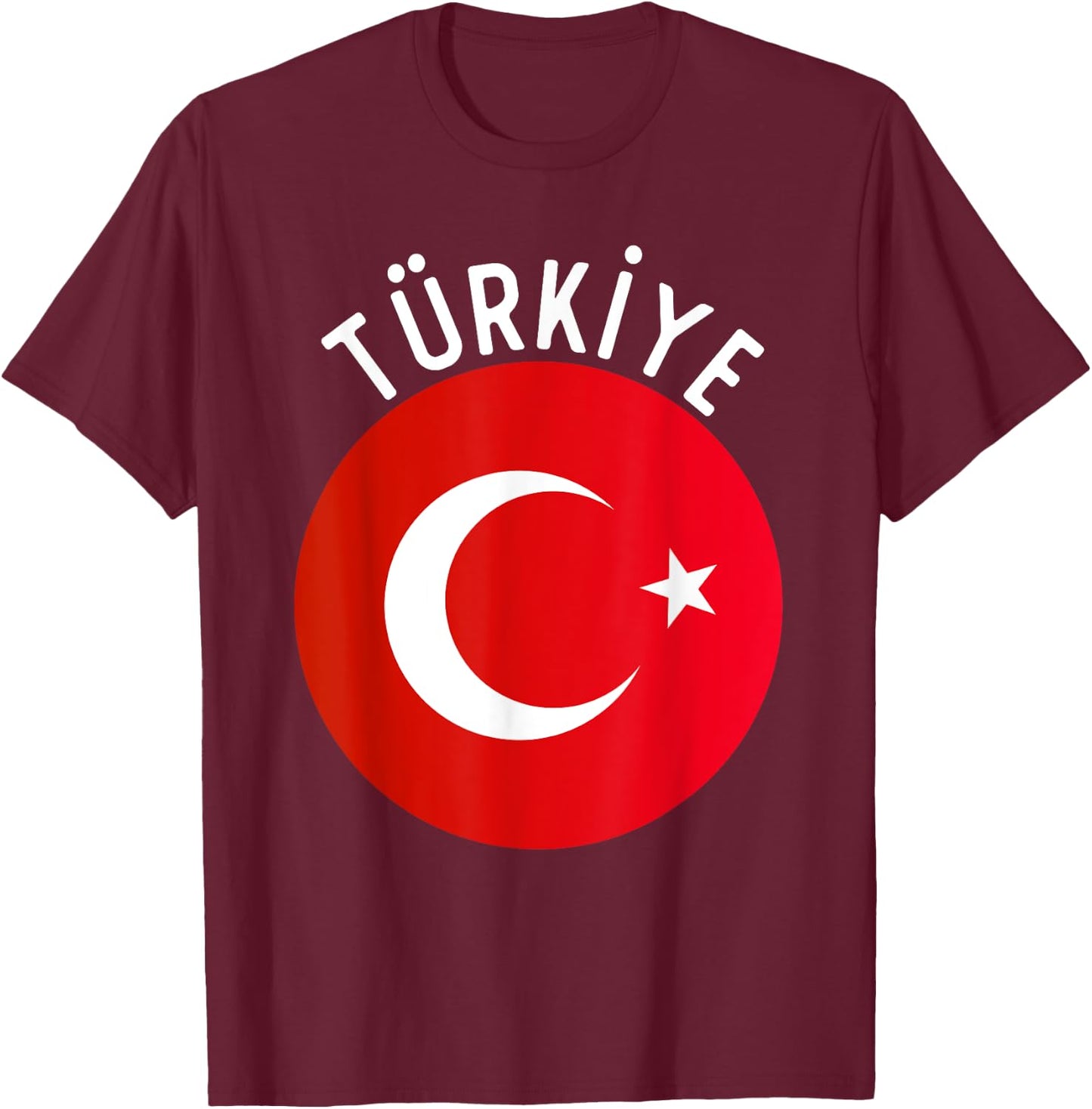 Turkey Country Turkish Flag For Kids Turkish Flag Girls T-Shirt - T-Shirt | Maroon