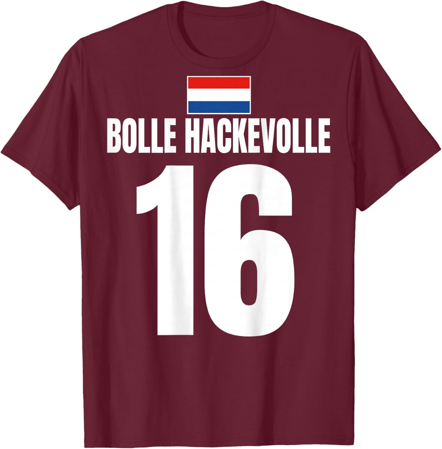 Gruppenoutfit Holland Sauf Trikot Festival Partygruppe Malle T-Shirt - T-Shirt | Maroon