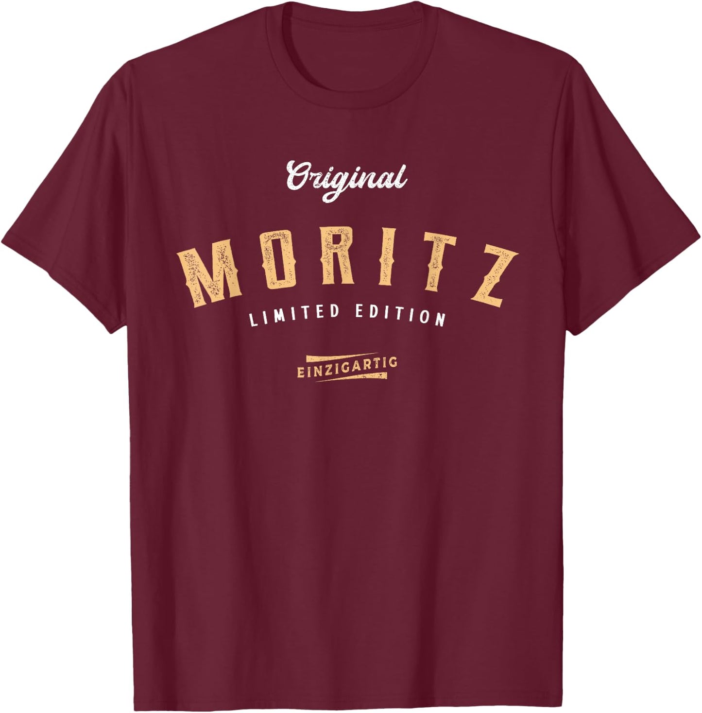 Moritz Limited Edition , black, s T-Shirt - T-Shirt | Maroon