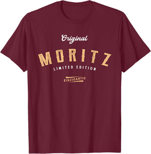 Moritz Limited Edition , black, s T-Shirt - T-Shirt | Maroon