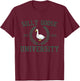 Silly Goose University Silly Goose Meme Costume T-Shirt - T-Shirt | Maroon
