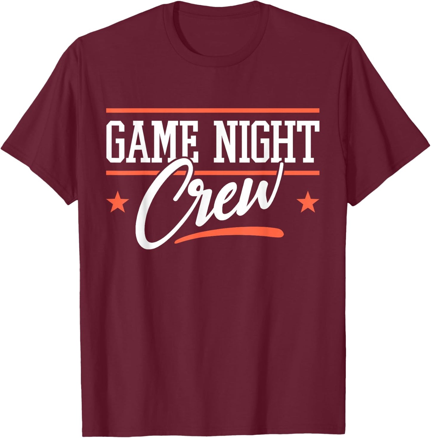 Family Board Game Night I Game Night Crew T-Shirt - T-Shirt | Maroon
