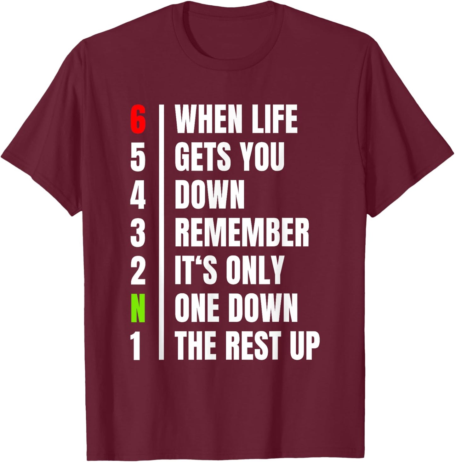 Motorbike Gears Joke | Biker Motorcycle Rider T-Shirt - T-Shirt | Maroon