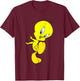 Looney Tunes Tweety T-Shirt - T-Shirt | Maroon
