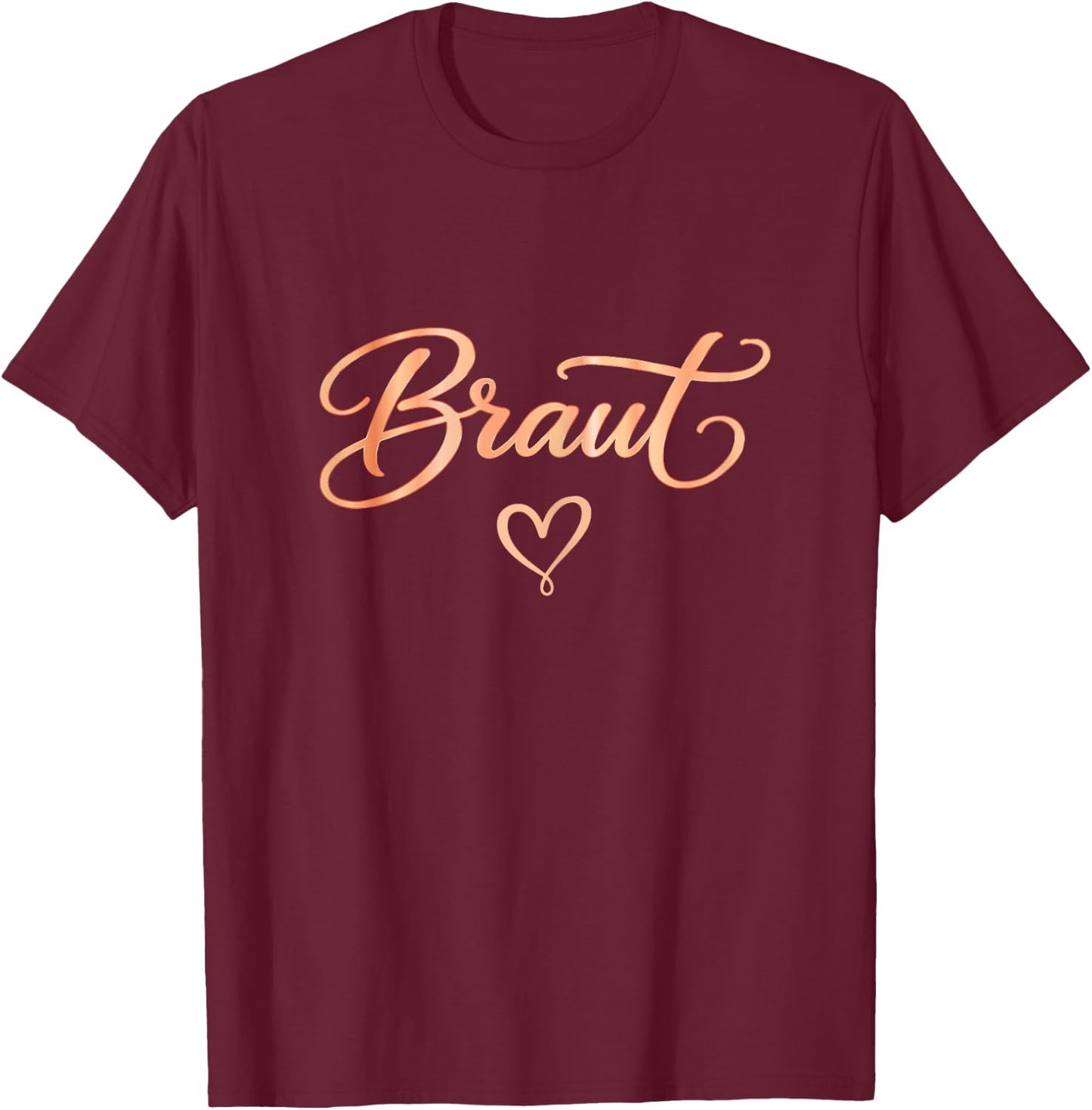 Junggesellenabschied Frauen Braut Polterabend JGA T-Shirt - T-Shirt | Maroon