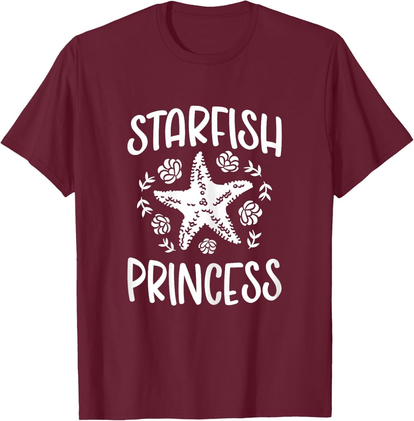 Starfish Princess T-Shirt - T-Shirt | Maroon