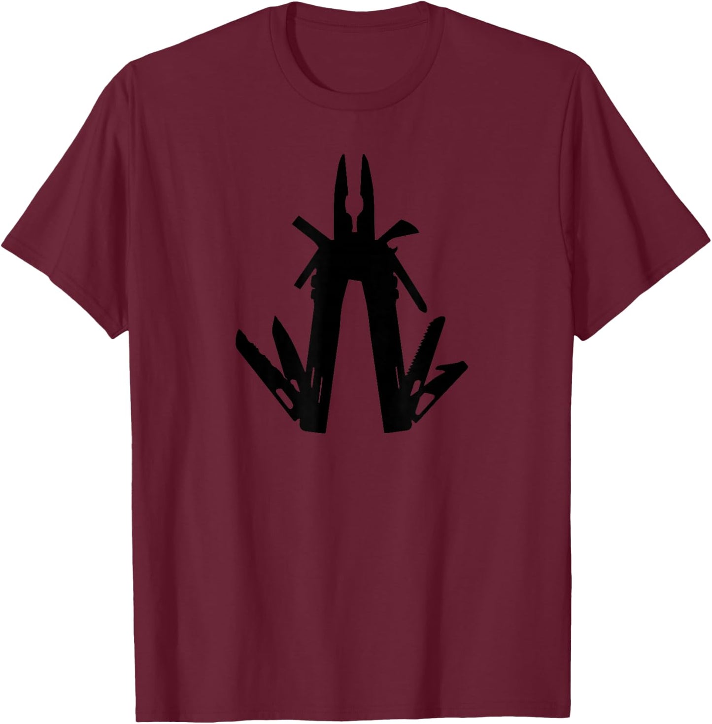 Multi-Tool T-Shirt - T-Shirt | Maroon