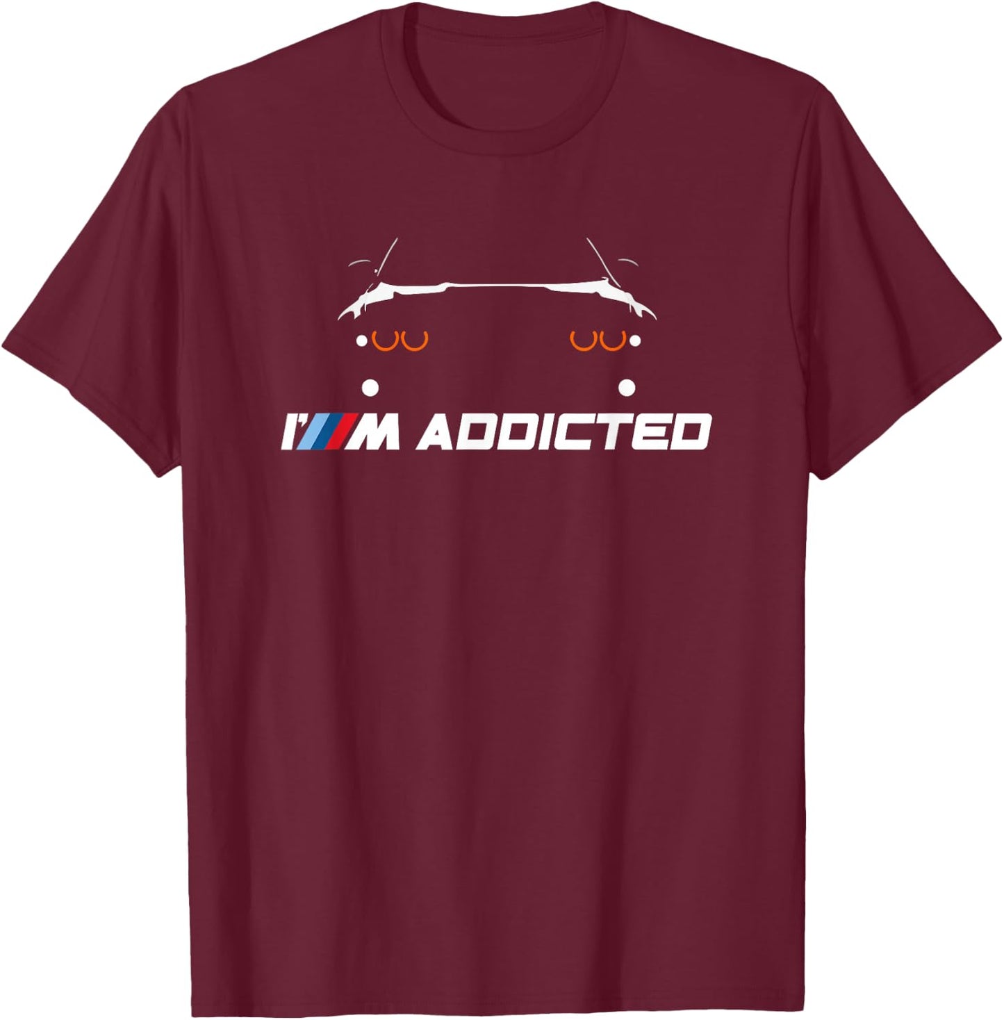 E39 5 Series - M Addicted T-Shirt - T-Shirt | Maroon