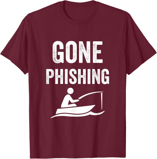 Cybersecurity Social Engineering Phishing Hacker Gift T-Shirt - T-Shirt | Maroon