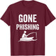 Cybersecurity Social Engineering Phishing Hacker Gift T-Shirt - T-Shirt | Maroon