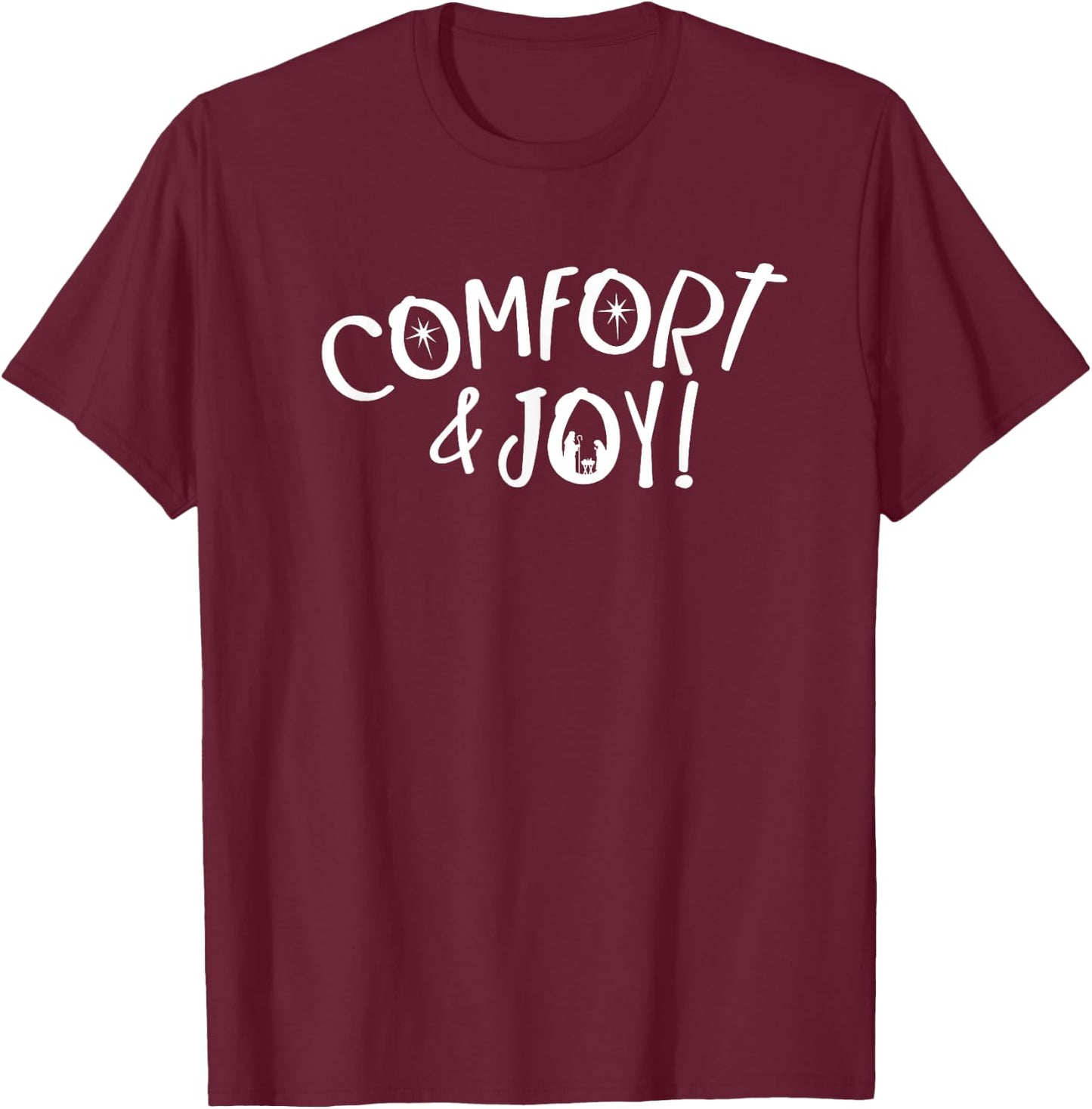 Comfort & Joy T-Shirt - T-Shirt | Maroon
