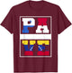 Half Panamanian Venezuelan Mixed Heritage Panama Venezuela T-Shirt - T-Shirt | Maroon
