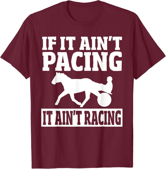 Harness Racing Jockey Horse Racer Funny Harness Racing T-Shirt - T-Shirt | Maroon