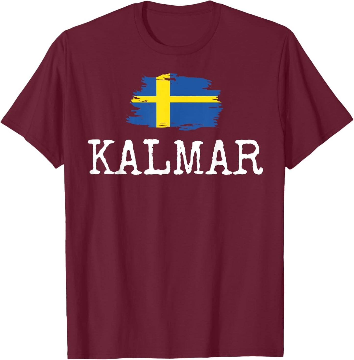 Kalmar City Sweden Vacations Town Swedish Women Men T-Shirt - T-Shirt | Maroon