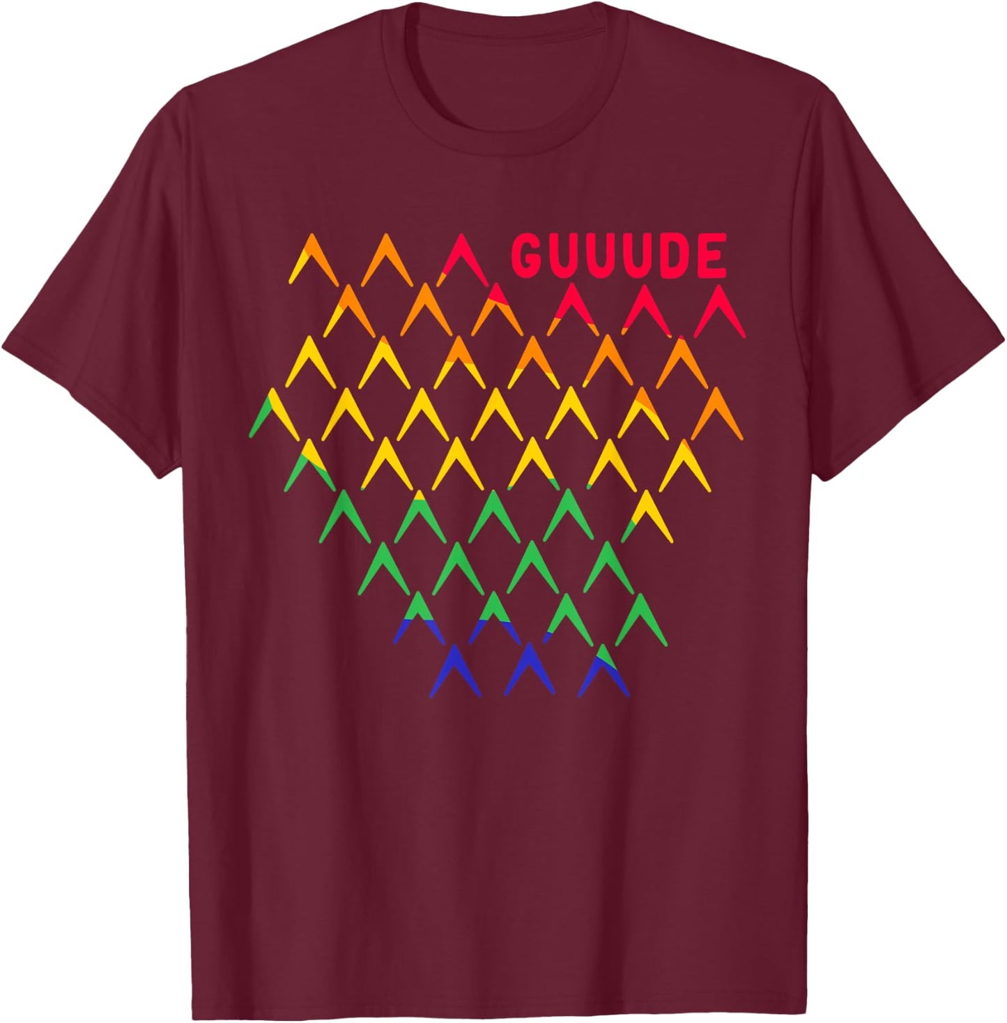 Gude Abbelwoiglas Bembel Muster Hessen Äppler LGBT Pride T-Shirt - T-Shirt | Maroon