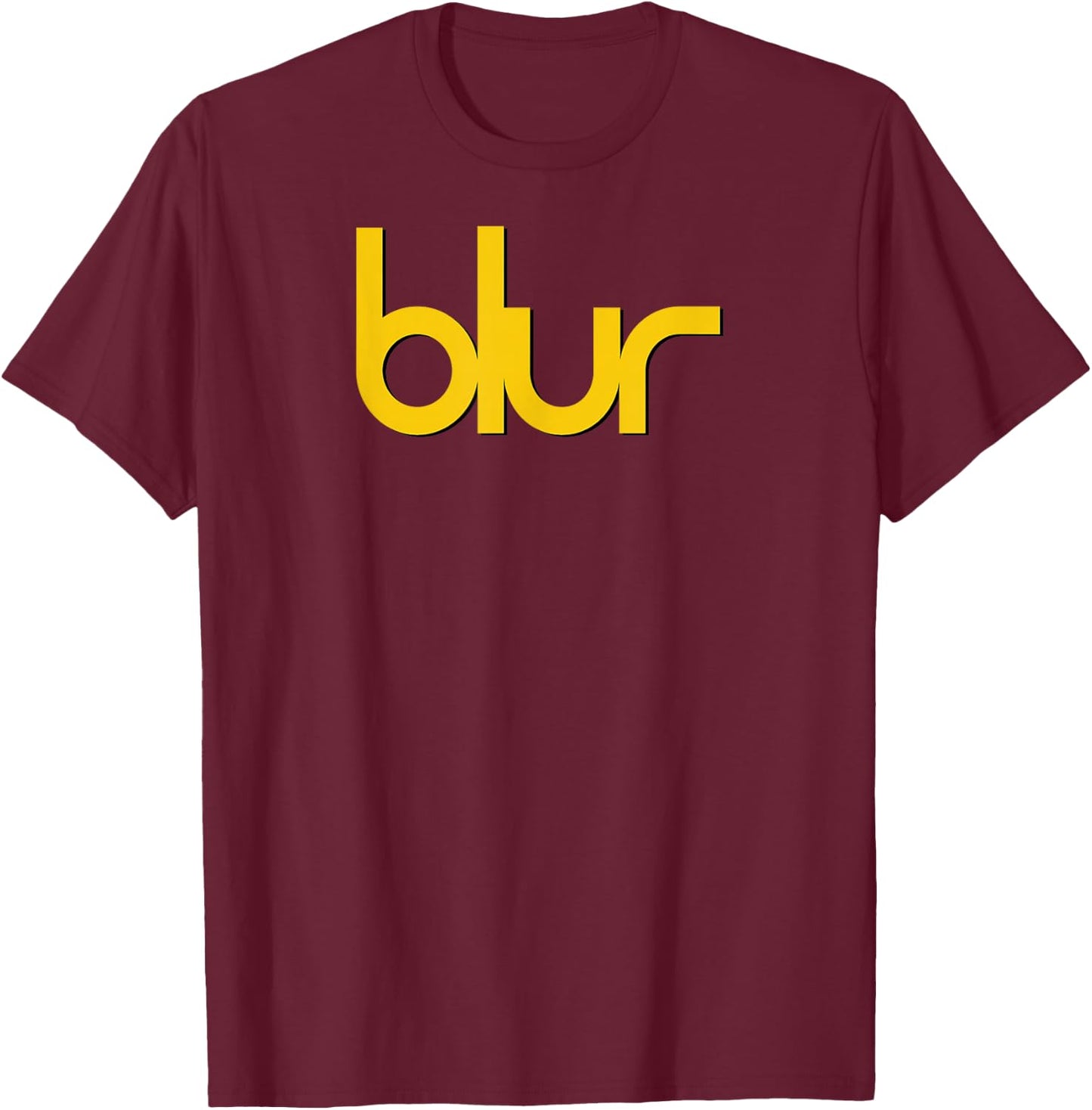 Blur Leisure Blur Shadow T-Shirt - T-Shirt | Maroon
