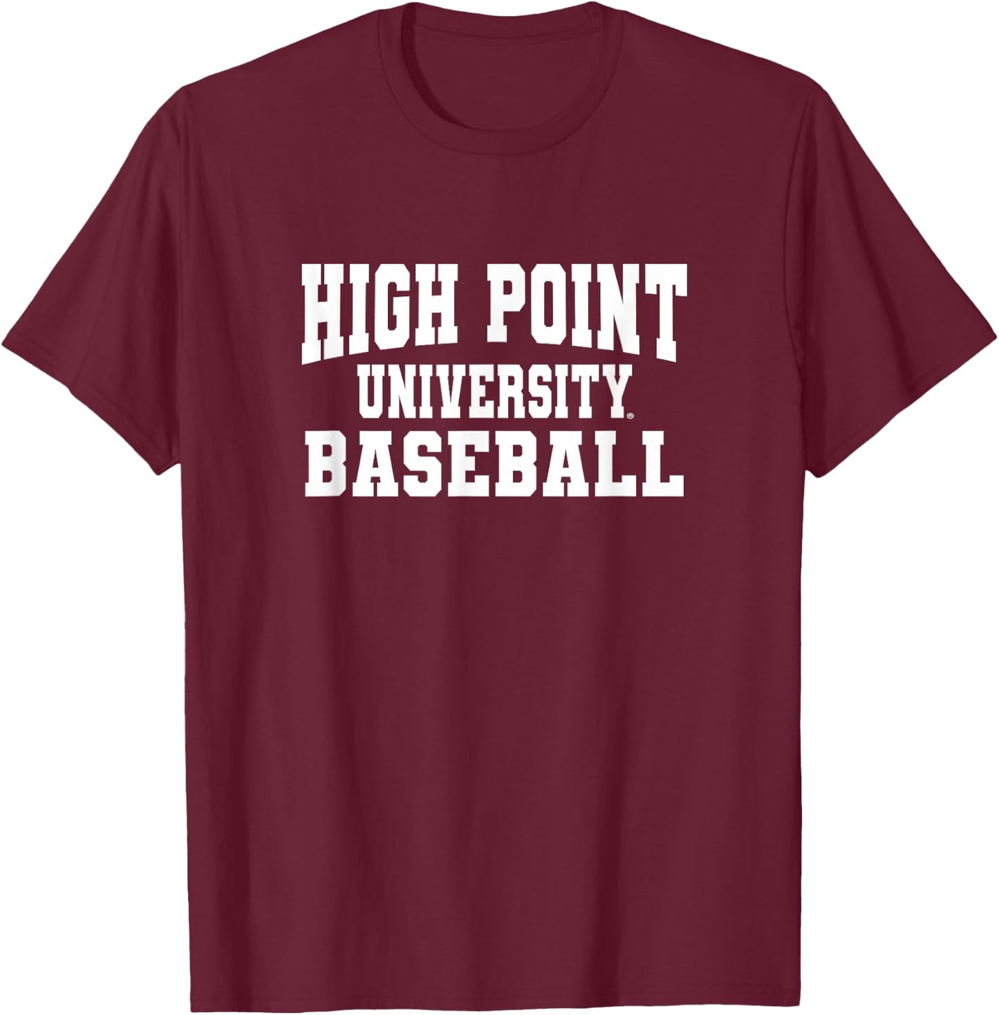 High Point Panthers University Baseball 02 Sports Fan T-Shirt - T-Shirt | Maroon