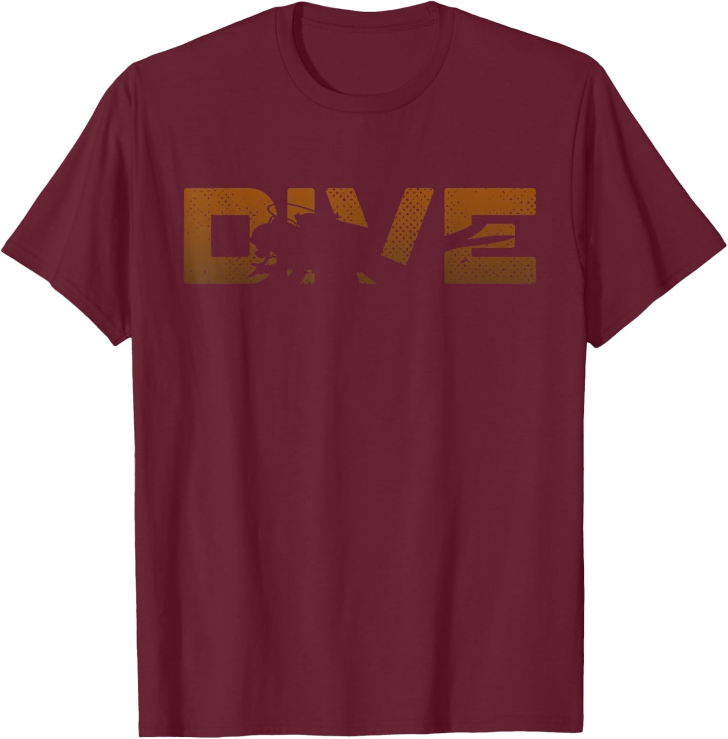 Dive Scuba Diving Shirt - Vintage Scuba Shirt T-Shirt - T-Shirt | Maroon