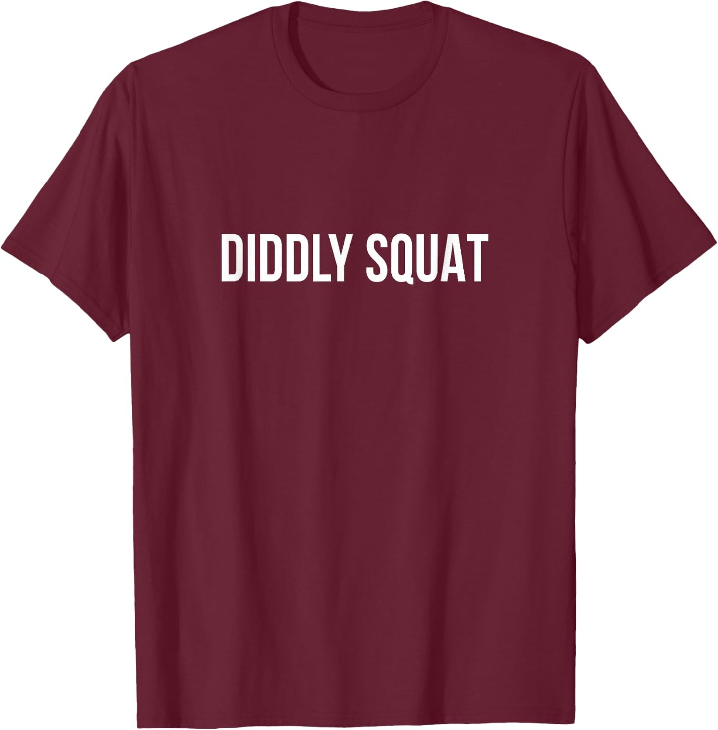 Diddly Squat T-Shirt - T-Shirt | Maroon