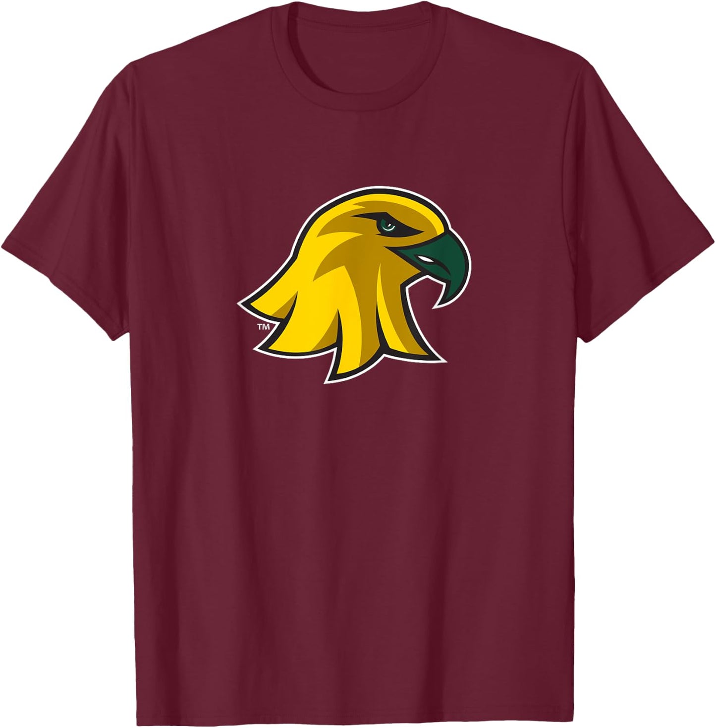 SUNY Brockport Golden Eagles Stacked Logo T-Shirt - T-Shirt | Maroon