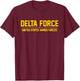 USASOC United States Army Delta Force T-Shirt - T-Shirt | Maroon