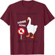 Funny Goose Game Untitled , black T-Shirt - T-Shirt | Maroon