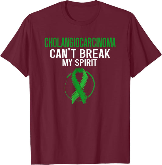 Bile Duct Gallbladder Cancer Cholangiocarcinoma T-Shirt - T-Shirt | Maroon