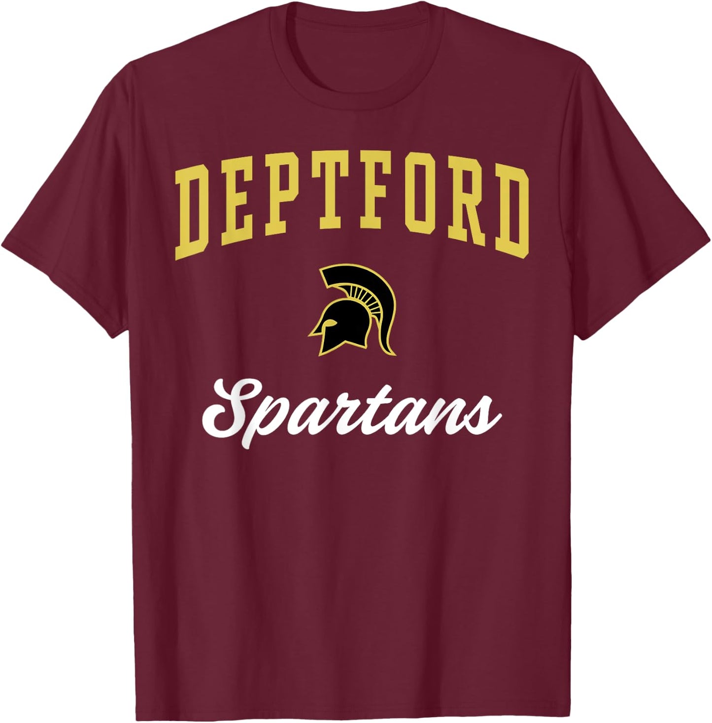 Deptford High School Spartans T-Shirt - T-Shirt | Maroon
