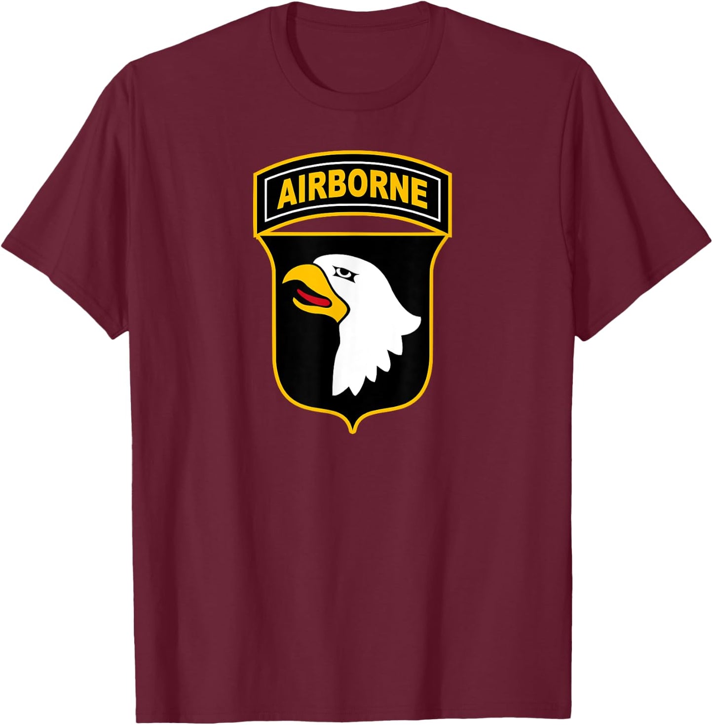 101st Airborne Division T-Shirt - T-Shirt | Maroon