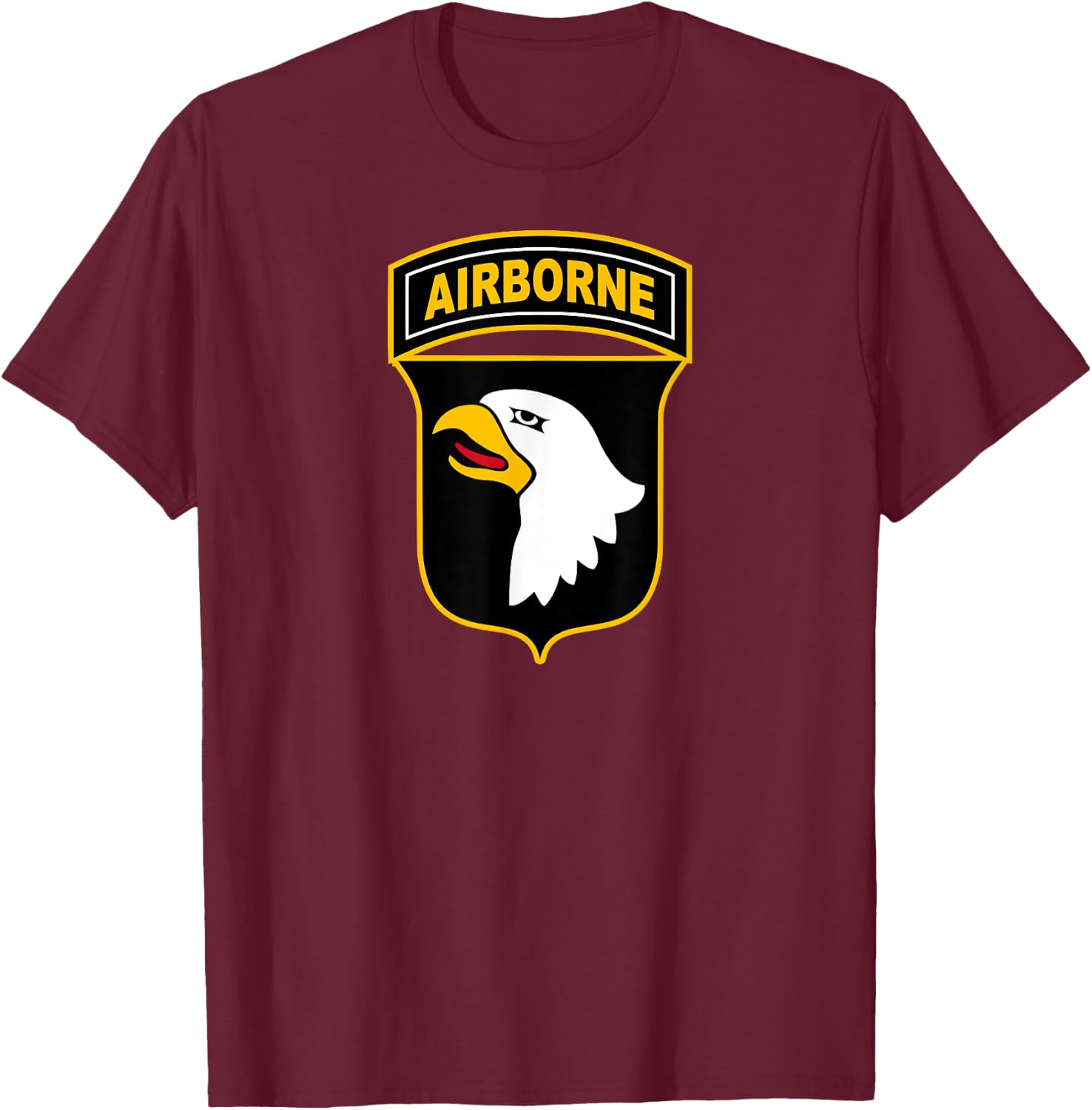 101st Airborne Division T-Shirt - T-Shirt | Maroon