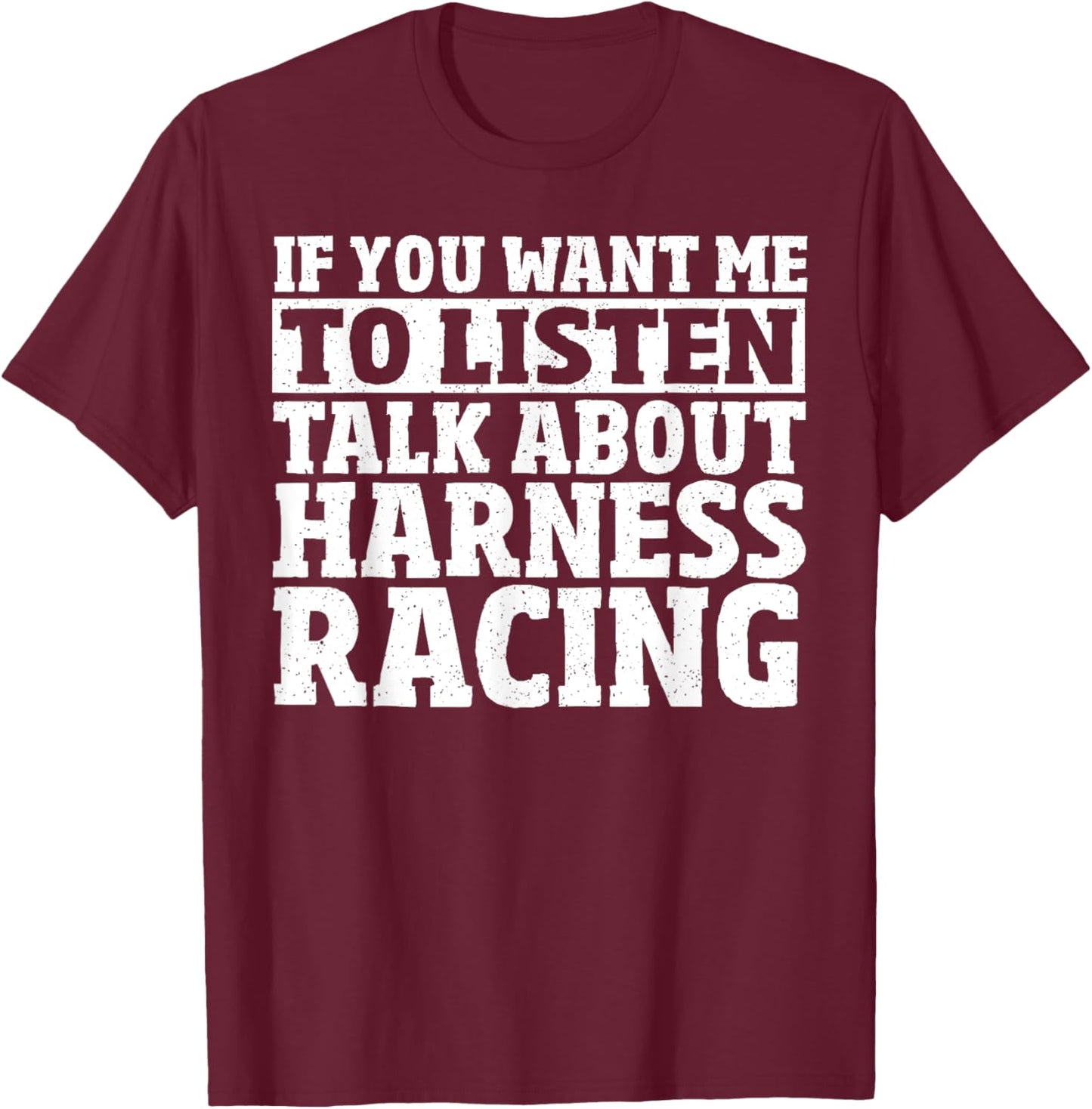 Horse Racing Bracket Racing Jockey Rider Harness Racing T-Shirt - T-Shirt | Maroon