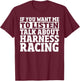 Horse Racing Bracket Racing Jockey Rider Harness Racing T-Shirt - T-Shirt | Maroon