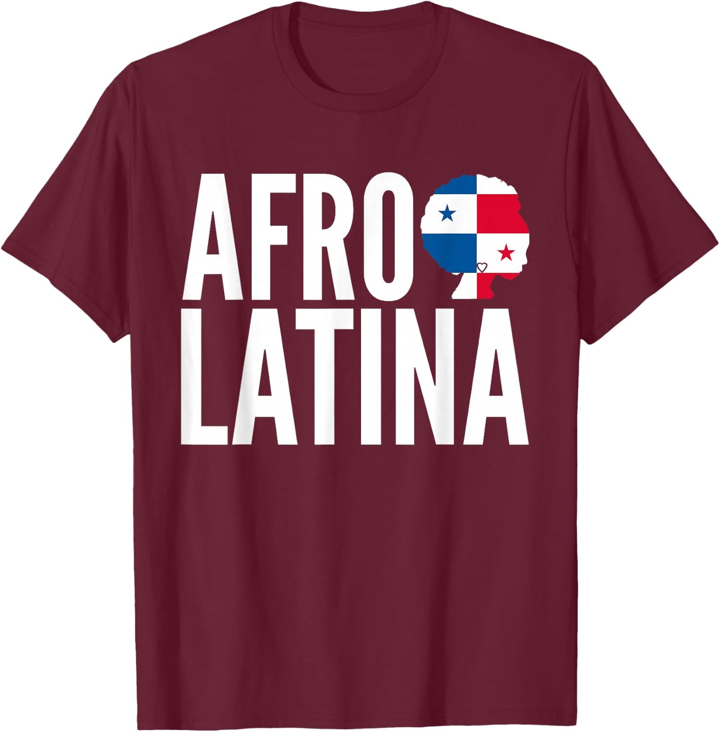 Caribbean Afro-Latina Panama Flag Panamanian Creole Pride T-Shirt - T-Shirt | Maroon