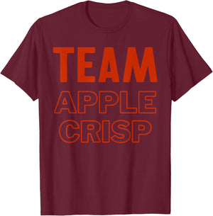 Autumn PSL Season Aesthetic Team Apple Crisp Macchiato T-Shirt - T-Shirt | Maroon