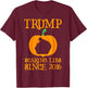 Trump Scaring The Libs Since 2016 Halloween Trump 2020 T-Shirt - T-Shirt | Maroon