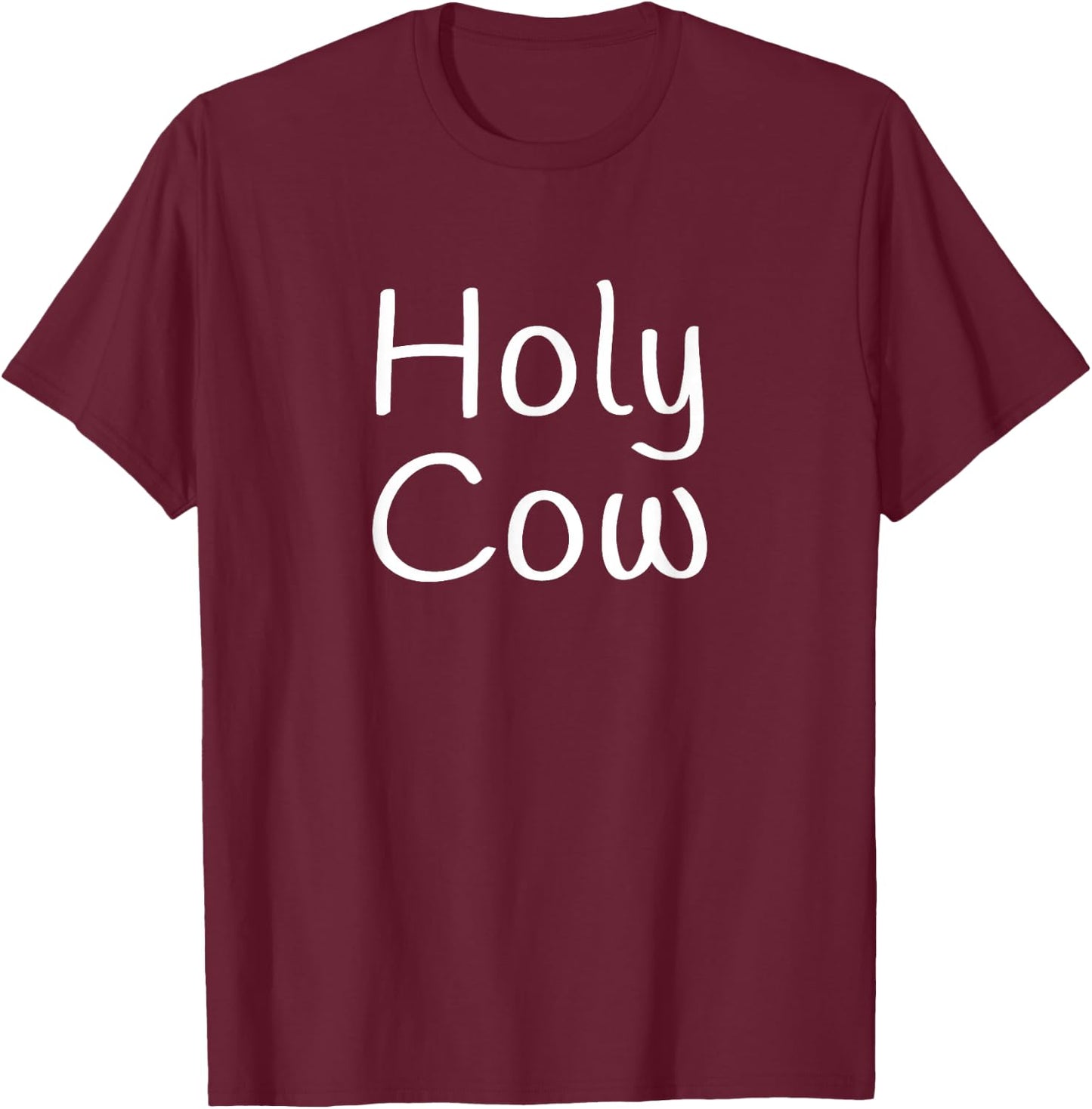 Holy Cow T-Shirt - T-Shirt | Maroon