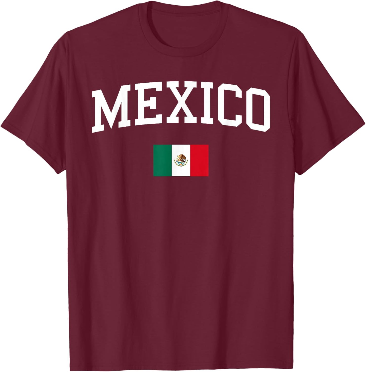 Drapeau Mexicain pour Hommes, Femmes, Enfants T-Shirt - T-Shirt | Maroon