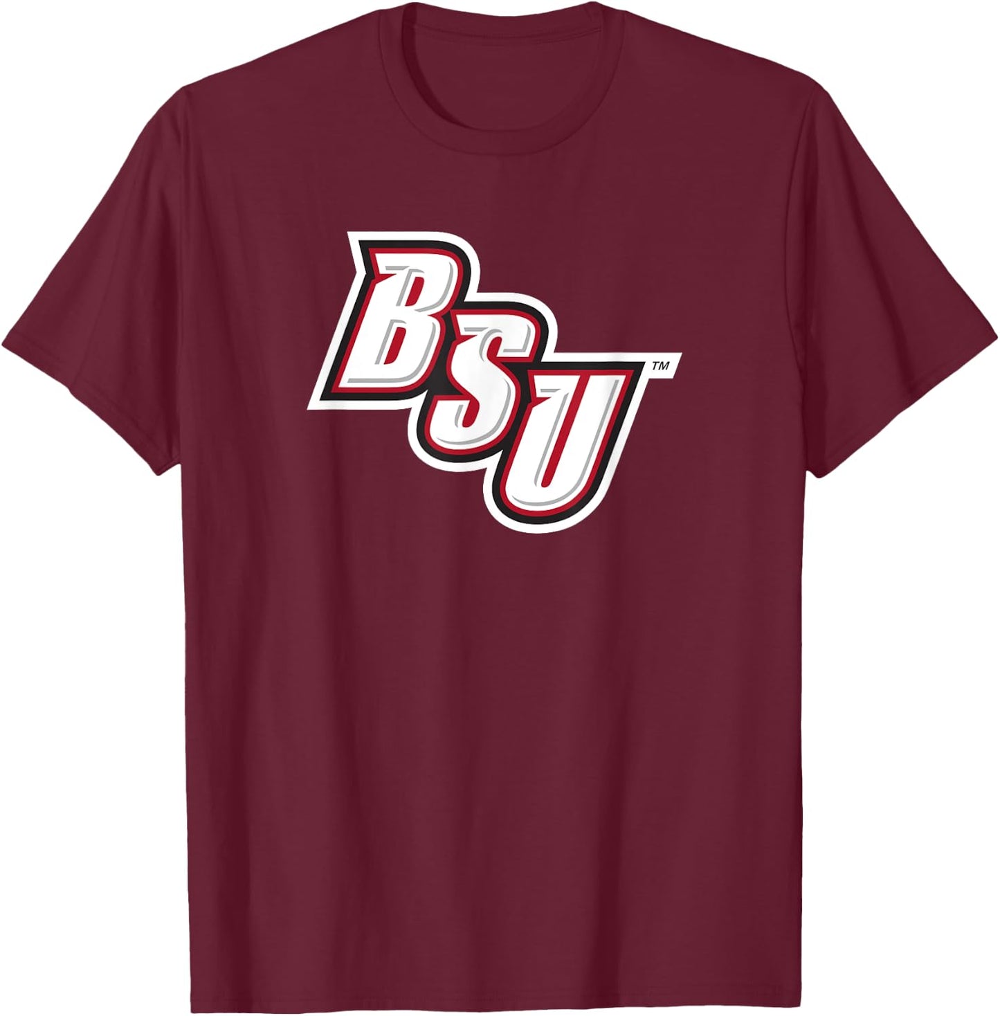 Bridgewater State University BSU Logo T-Shirt - T-Shirt | Maroon