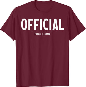 Official Pooper Scooper Pet Animal Lover Horse Parade Shirt T-Shirt - T-Shirt | Maroon