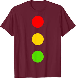 Ampel Costume Women's Men's Children's Adult Carnival , black T-Shirt - T-Shirt | Maroon