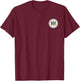 Delaware State Seal Flag T-Shirt - T-Shirt | Maroon