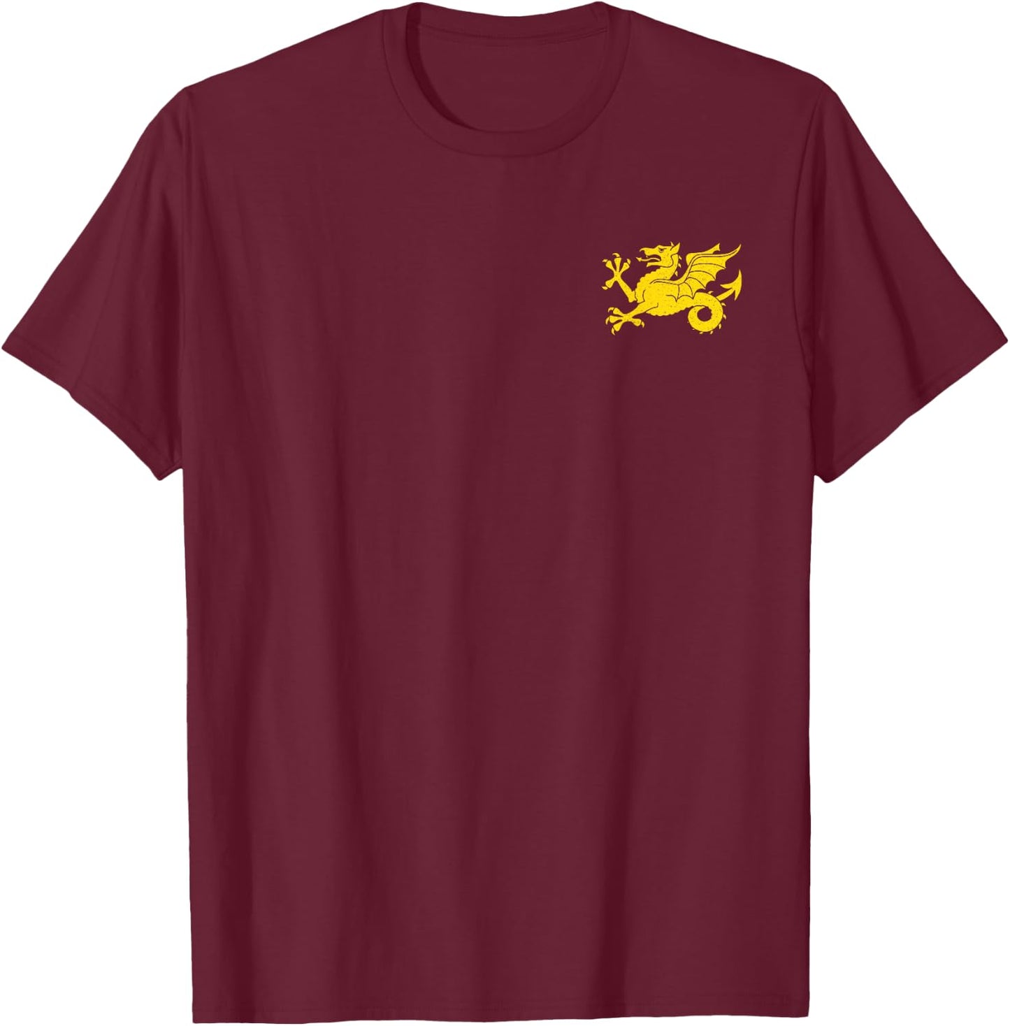 Wessex Dragon Flag T-Shirt - T-Shirt | Maroon