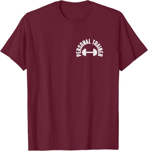 Great Personal Trainer Pocket Wear Fitness Instructor T-Shirt - T-Shirt | Maroon