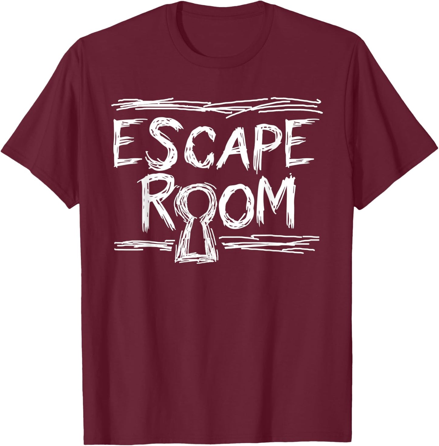 Game Adventure Graphic Problem Solver Escape Room T-Shirt - T-Shirt | Maroon