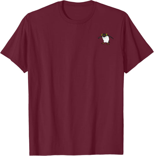 Macaroni Penguin T-Shirt - T-Shirt | Maroon