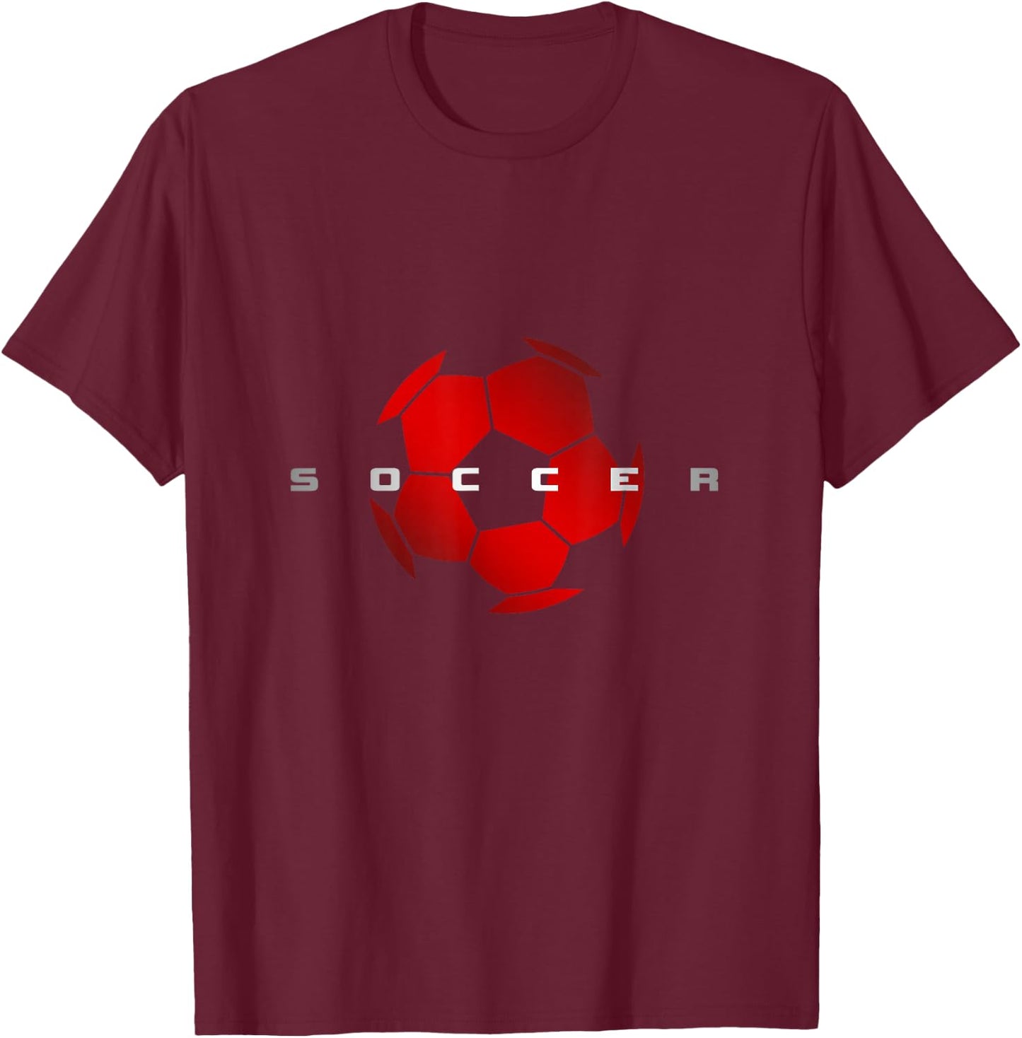 Soccer Apparel - Soccer T-Shirt - T-Shirt | Maroon