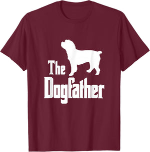 The Dogfather - funny dog gift, funny Cockapoo T-Shirt - T-Shirt | Maroon