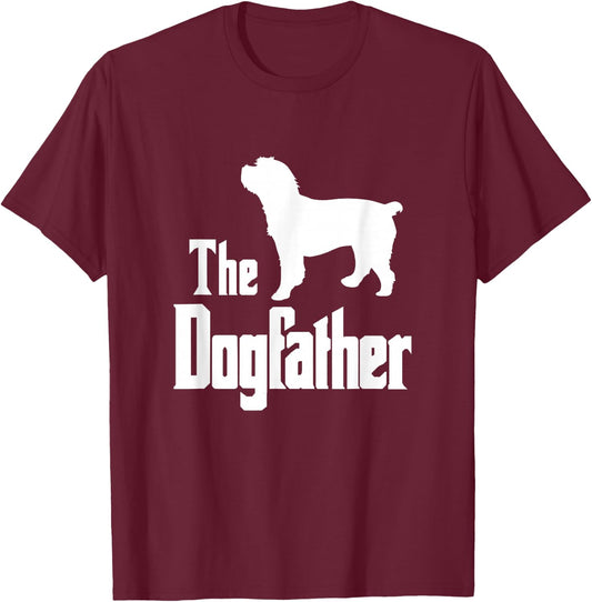 The Dogfather - funny dog gift, funny Cockapoo T-Shirt - T-Shirt | Maroon
